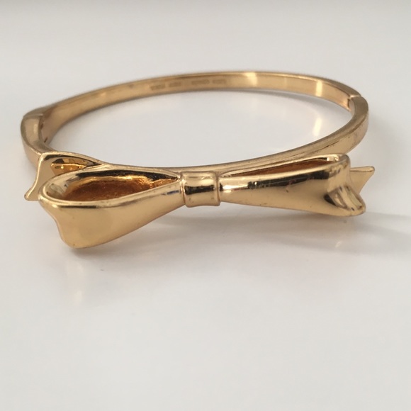 kate spade Jewelry - Kate Spade big bow gold bangle